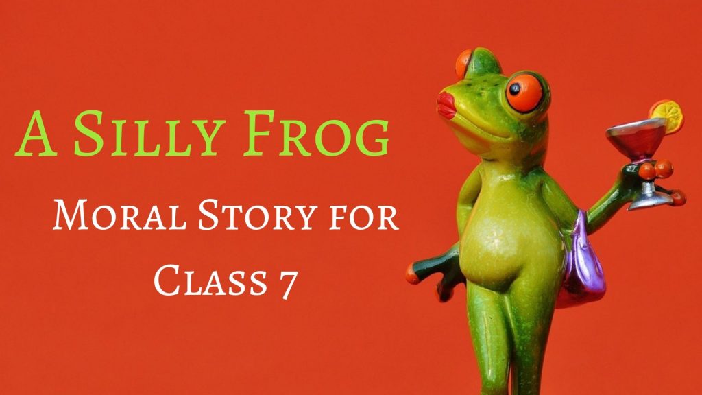 Silly frog - moral story in hindi for class 7